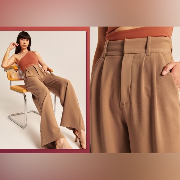 Abercrombie & Fitch Pants - Tailored Wide Leg Pants